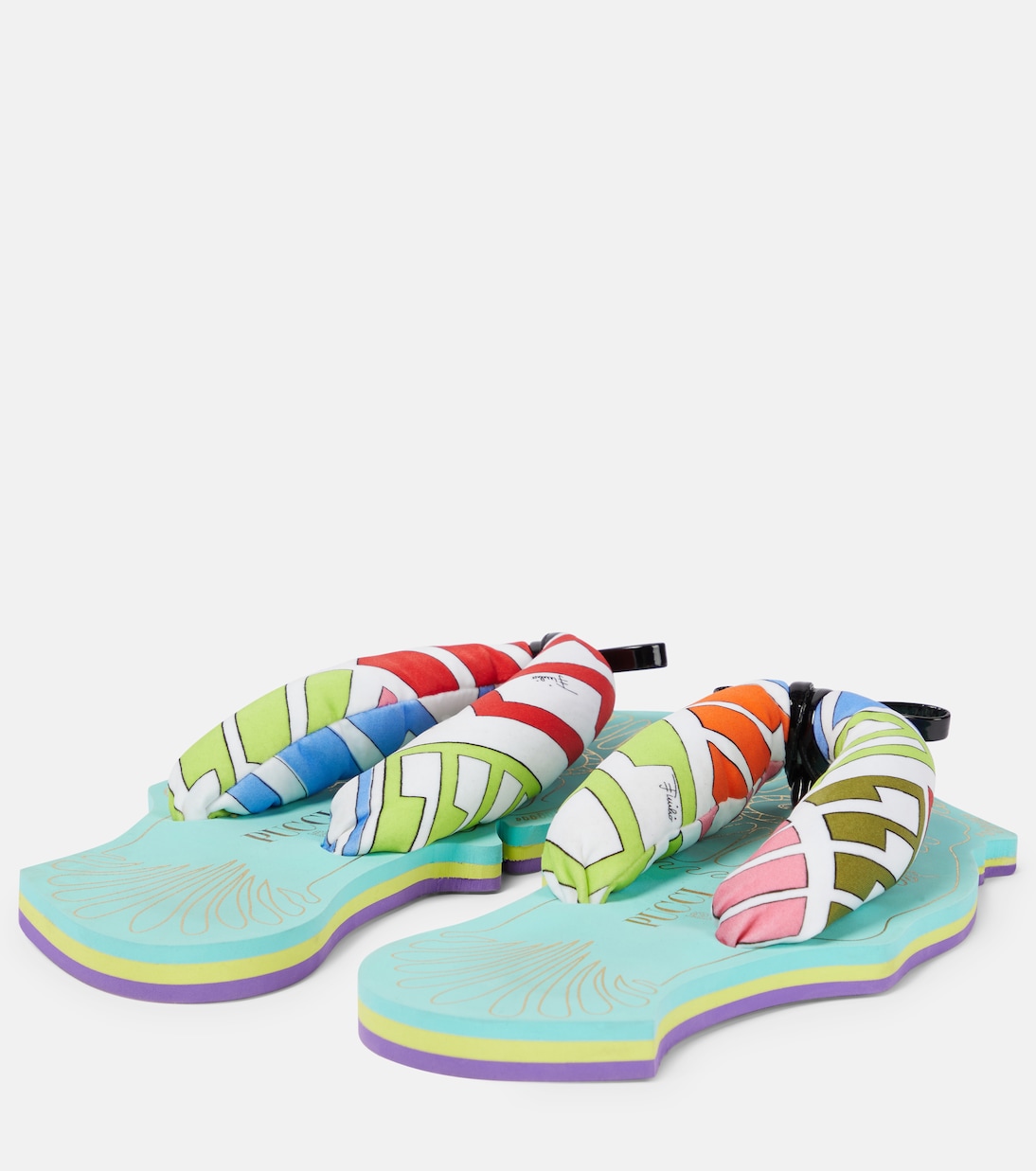 Fish-shaped flat thong sandals | Pucci