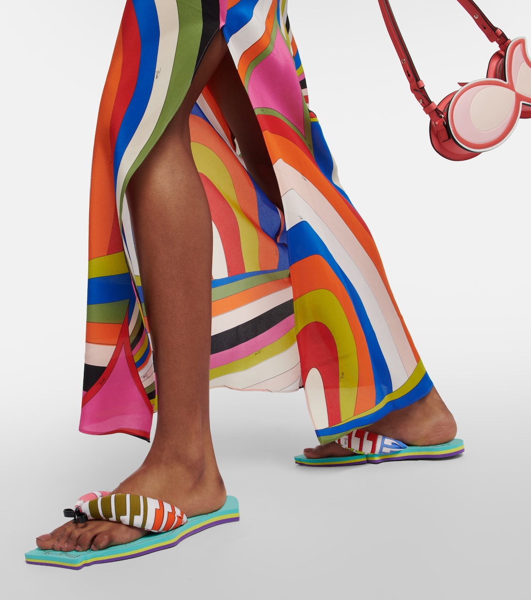 Fish-shaped flat thong sandals | Pucci