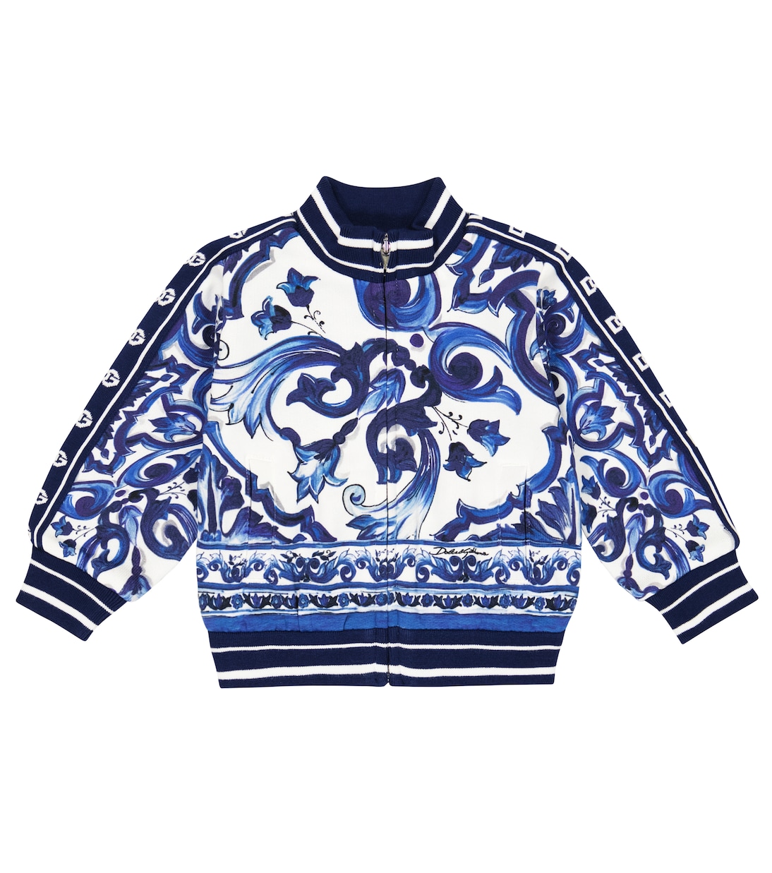 Sudadera Majolica en punto de algodón | Dolce&Gabbana Kids