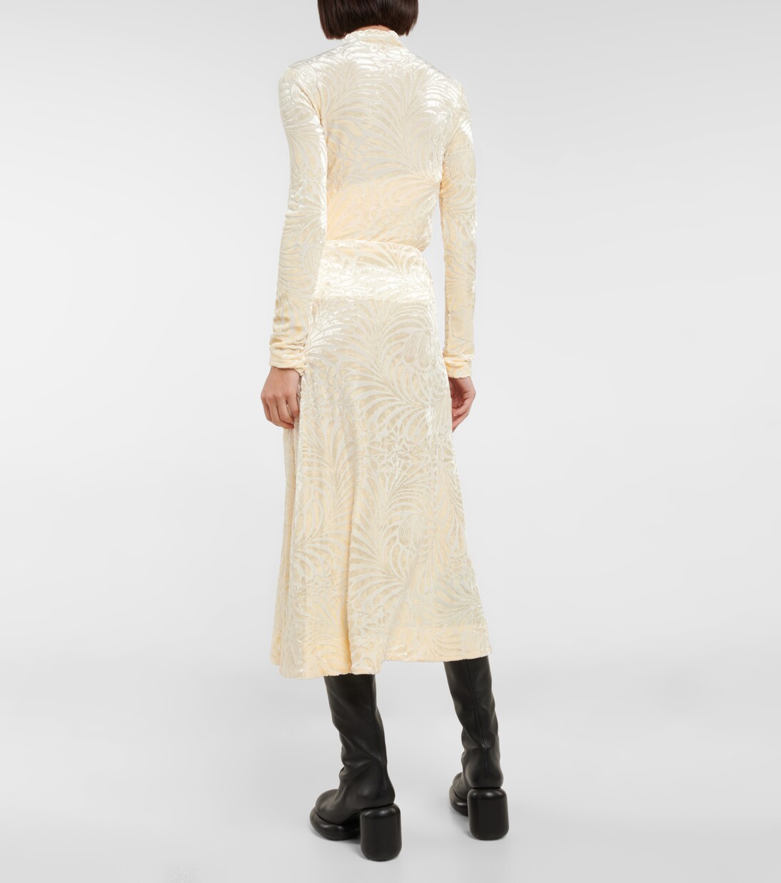Jupe midi en jacquard | Jil Sander