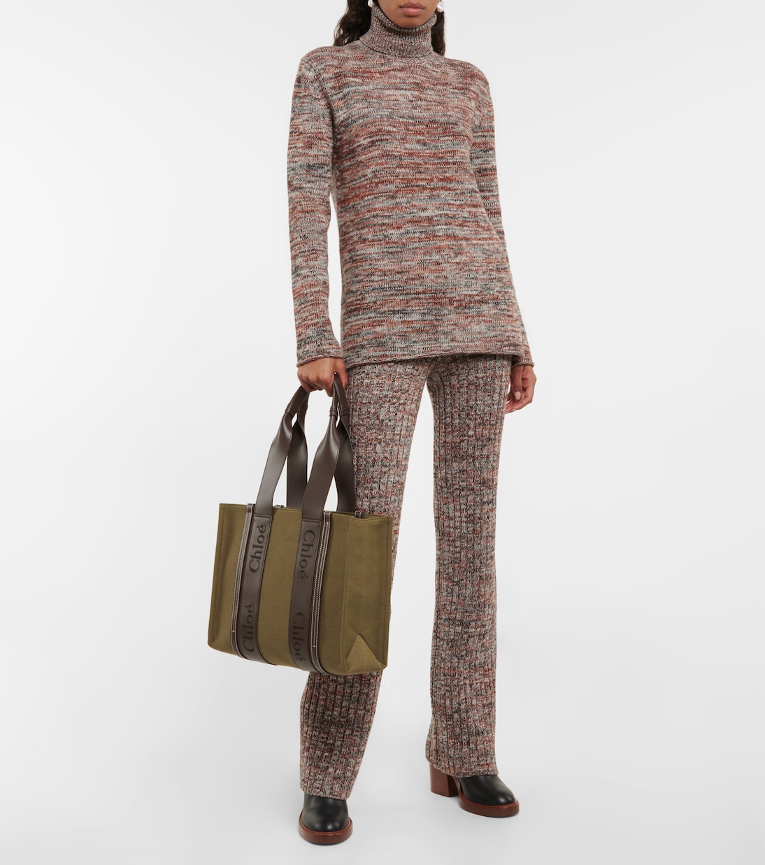 Cabas Woody Medium en lin | Chloé