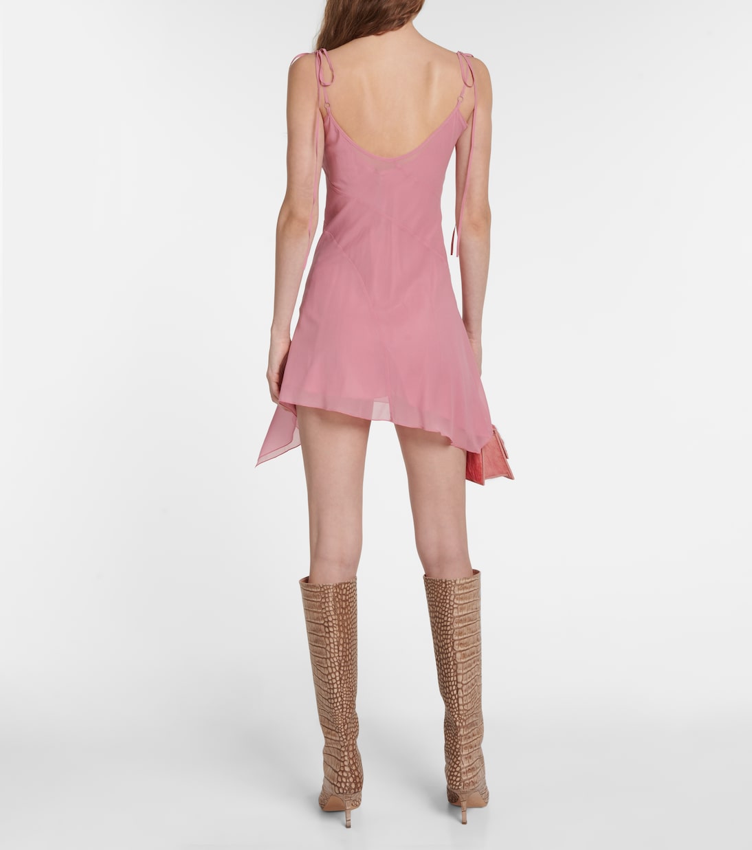 Spira bias-cut silk-blend slip dress | KNWLS