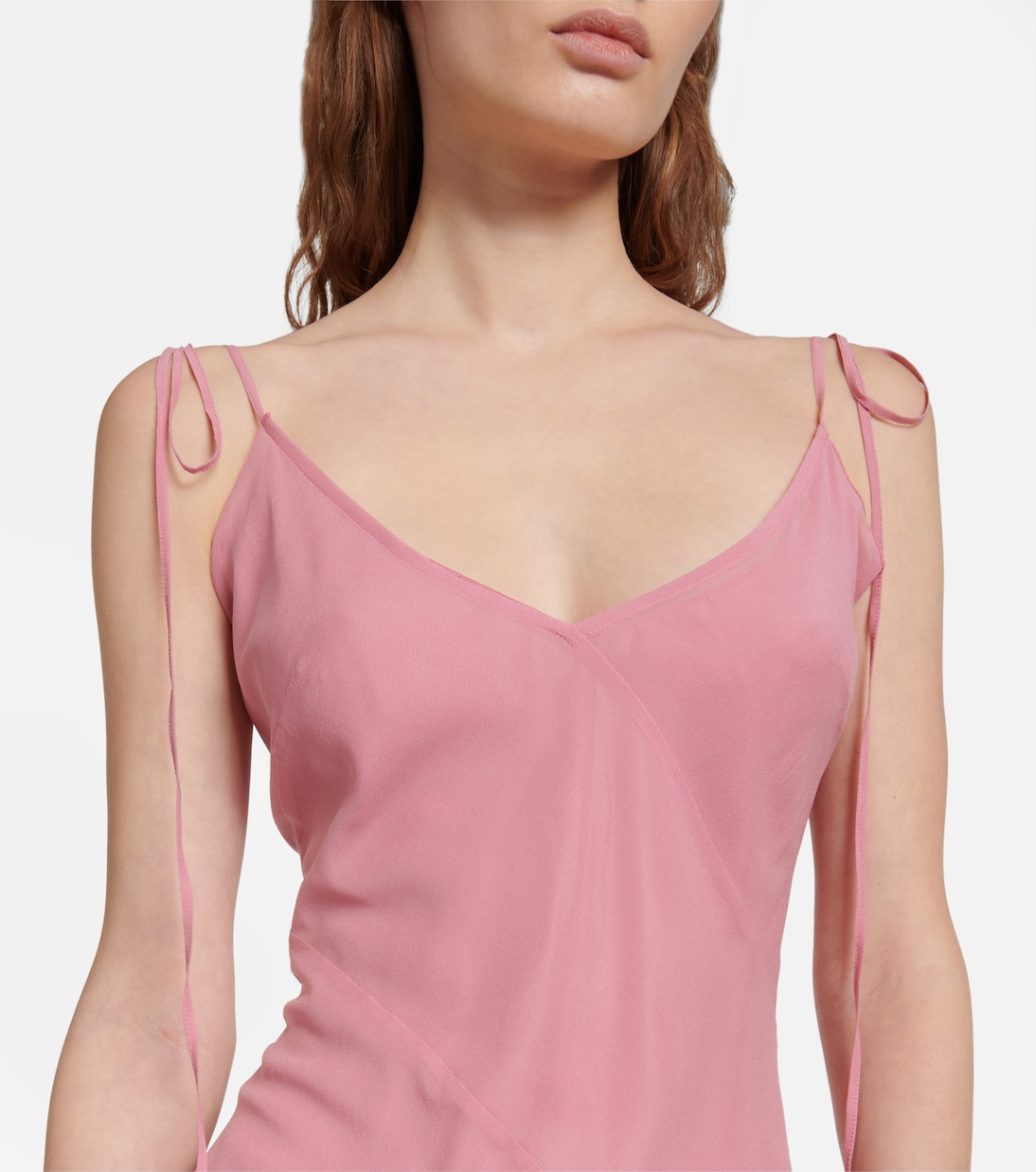 Spira bias-cut silk-blend slip dress | KNWLS