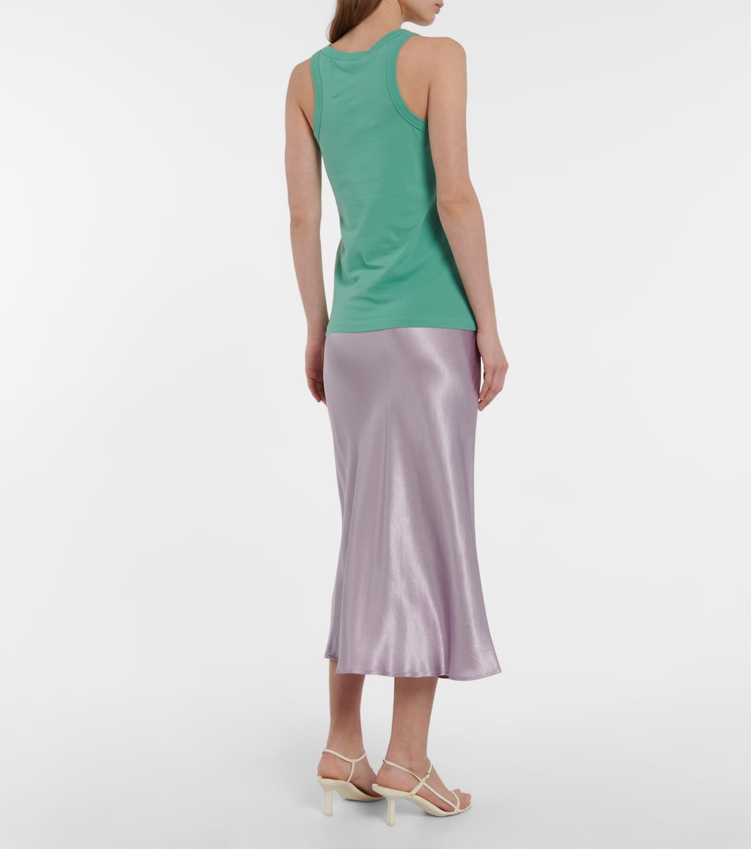 Noemi cotton-blend jersey tank top | Max Mara