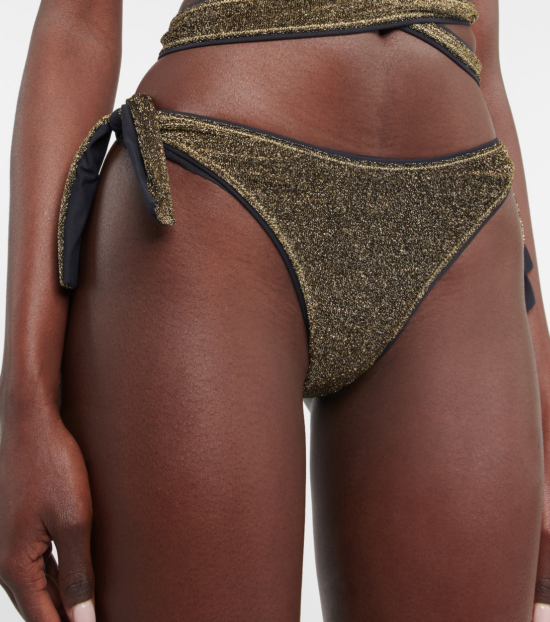 Lurex® bikini bottoms | Reina Olga