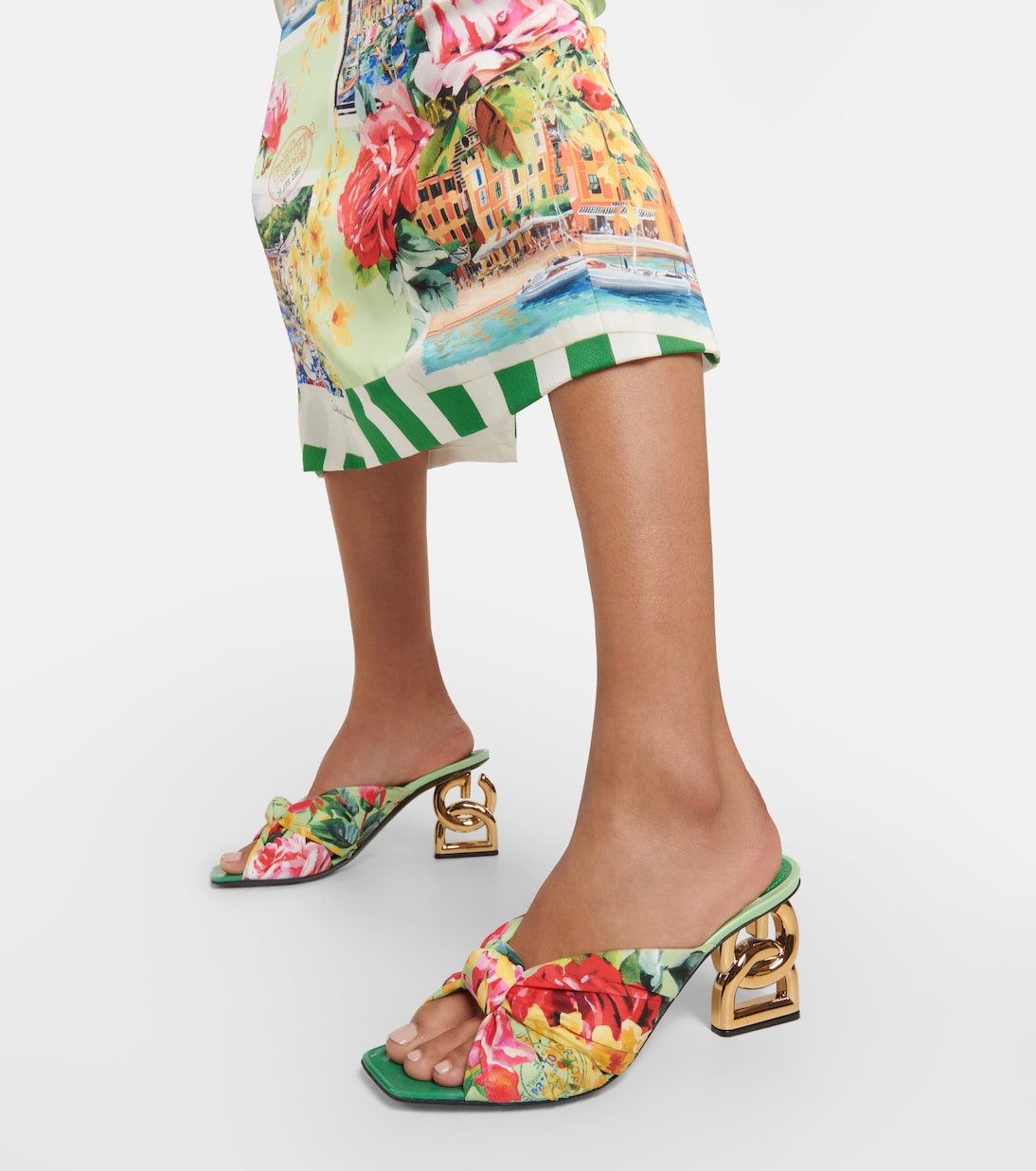 Mules Portofino imprimées | Dolce&Gabbana