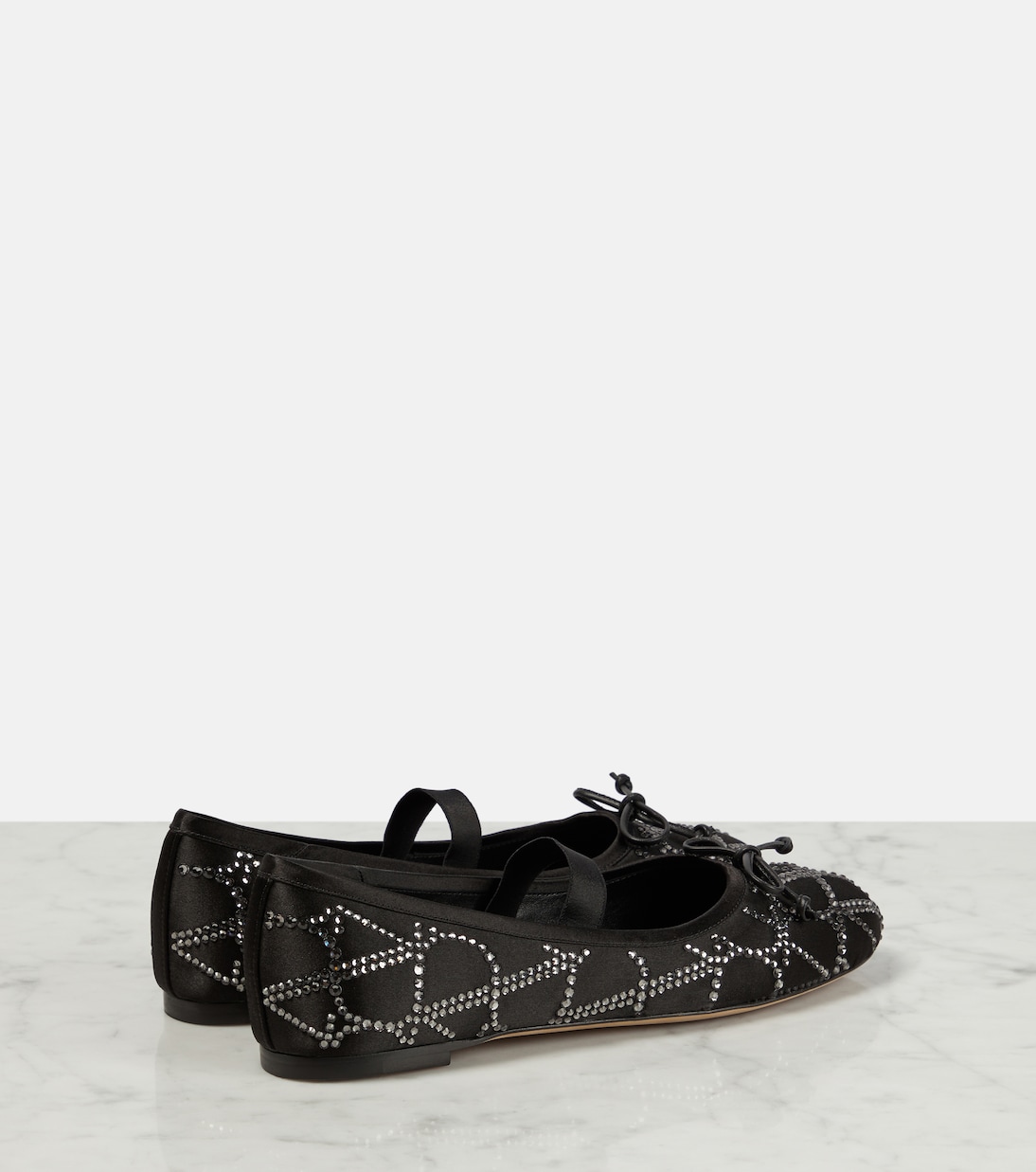 Ballerine Toile Iconographe in raso | Valentino Garavani