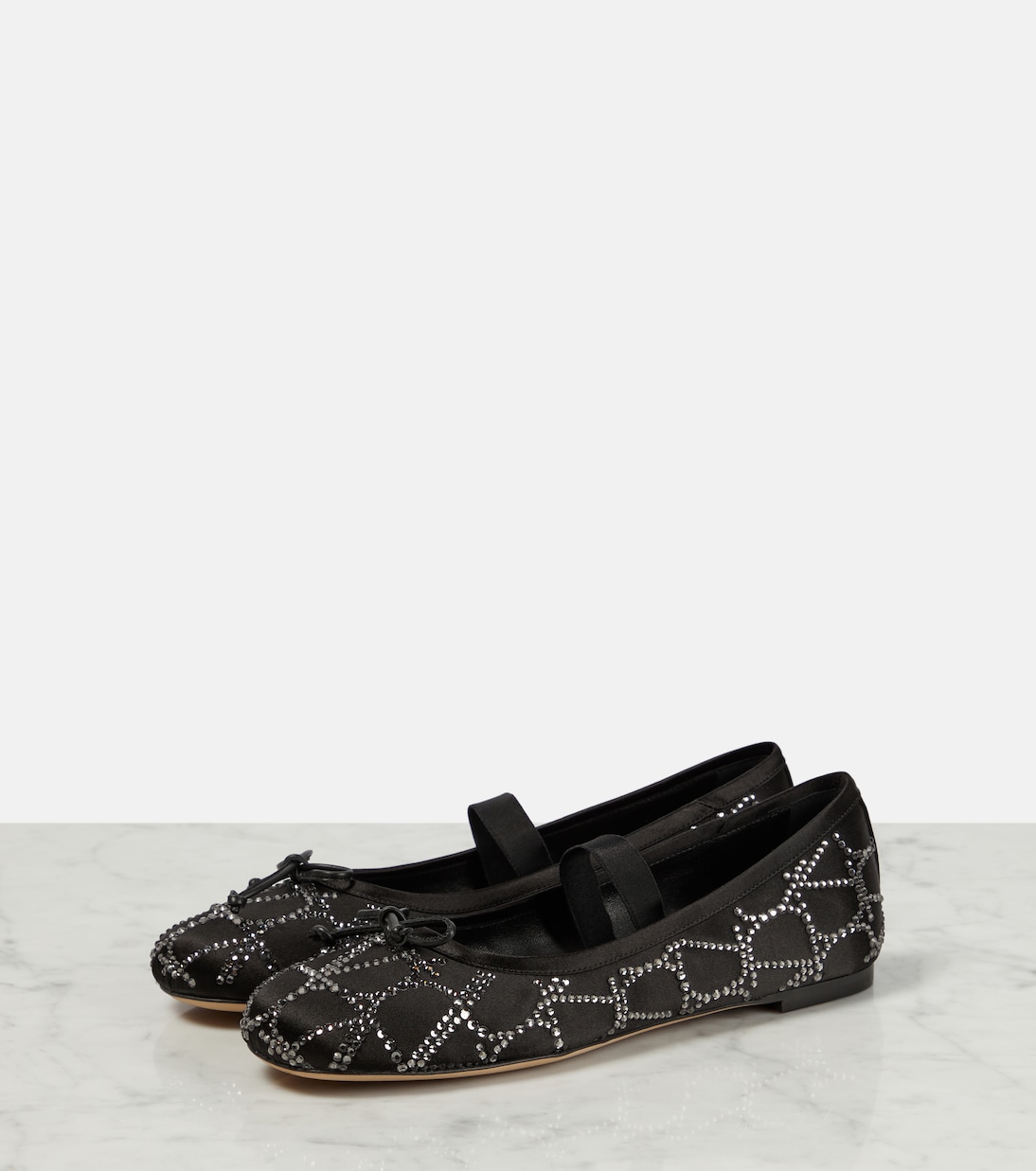 Ballerine Toile Iconographe in raso | Valentino Garavani