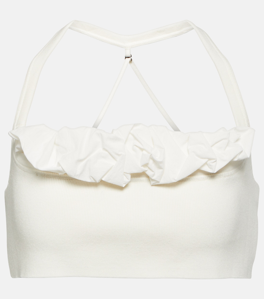 Top Le Bandeau Frivolli con ruches | Jacquemus