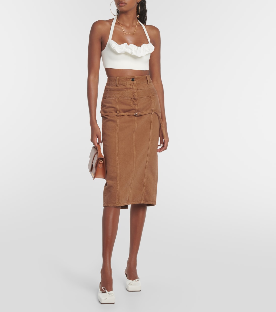 Top Le Bandeau Frivolli con ruches | Jacquemus