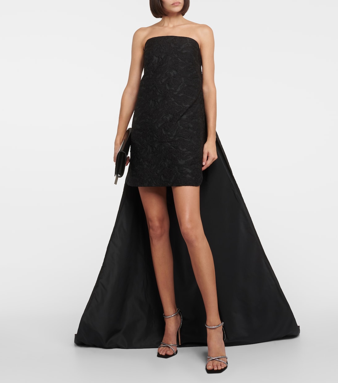 Strapless paneled jacquard minidress | Max Mara