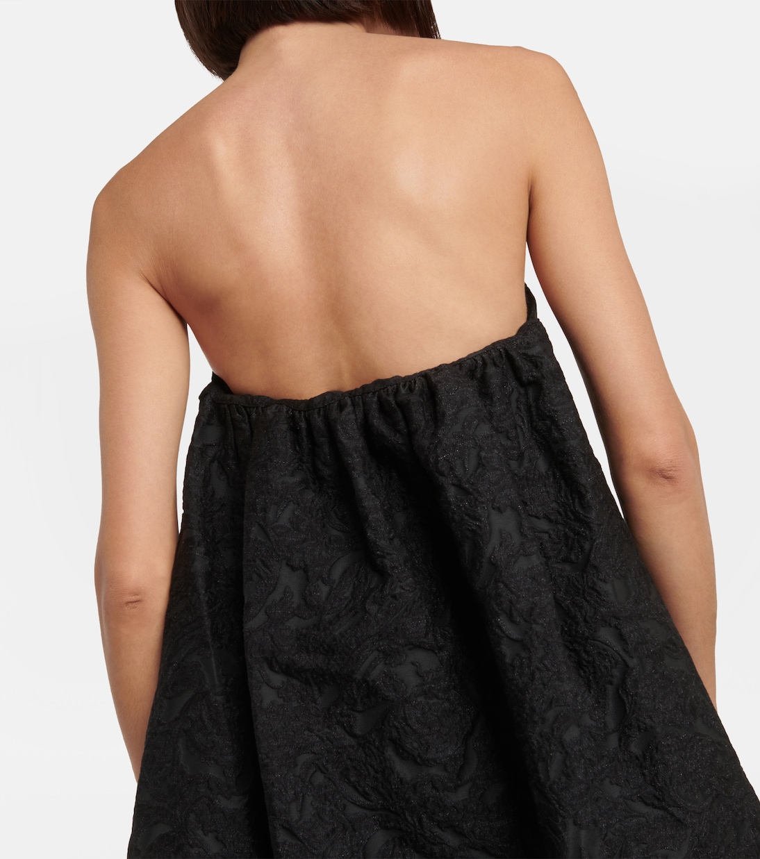 Strapless paneled jacquard minidress | Max Mara