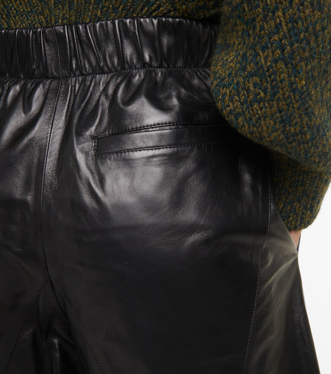 High-Rise Culottes aus Leder | Loewe