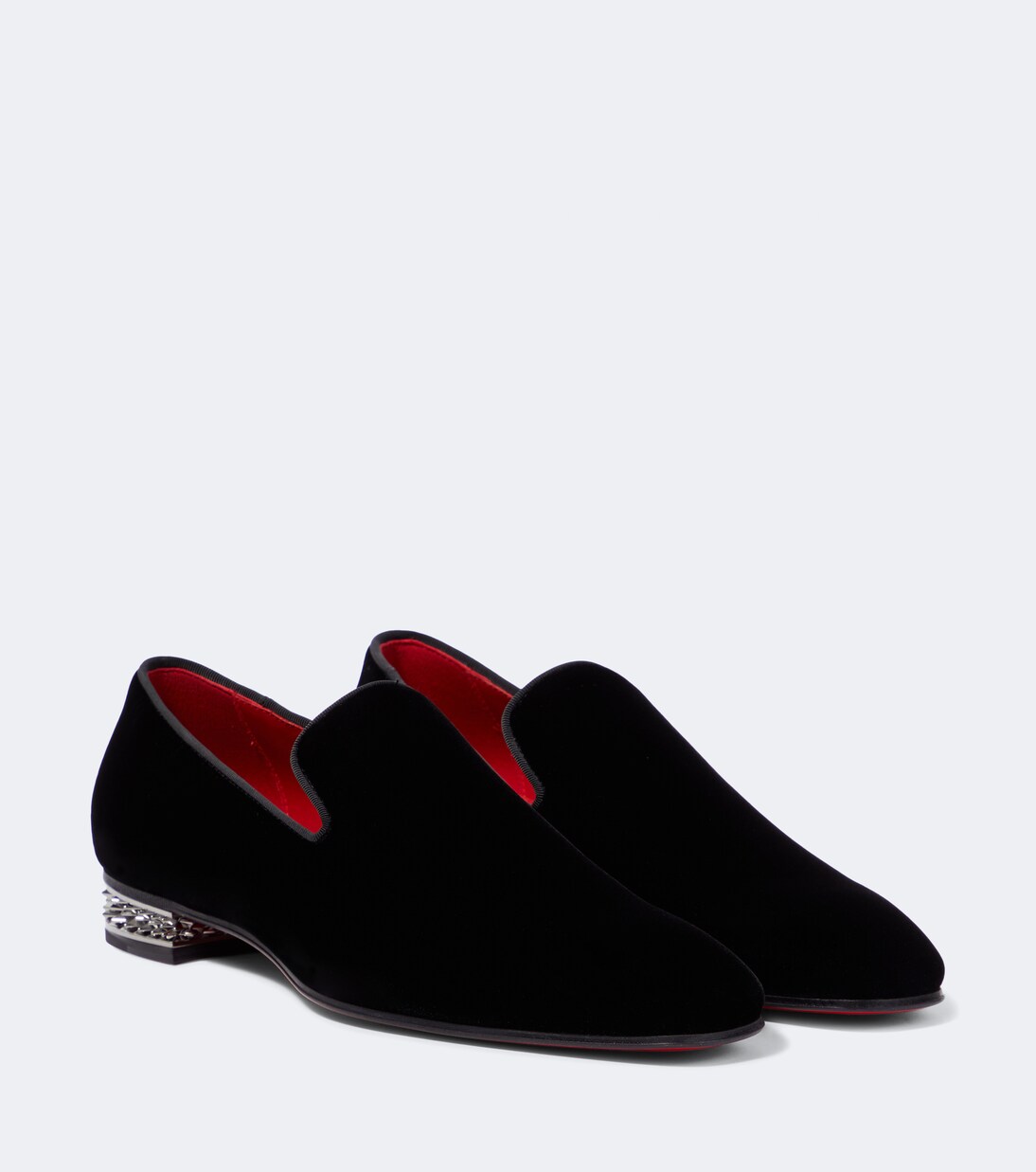 Men S Loafer Embroidered Velvet Shoes