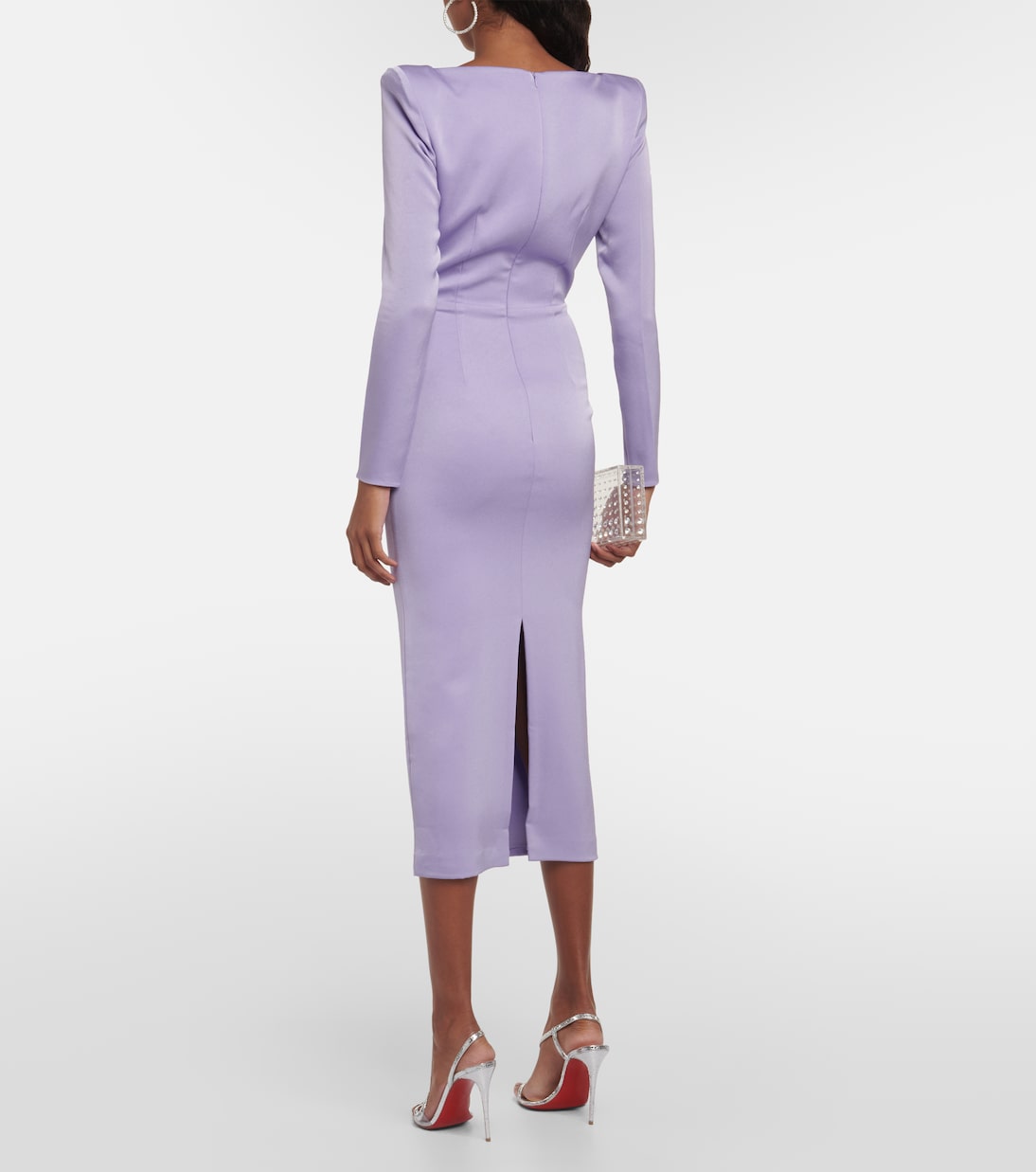 Robe en crêpe de satin | Alex Perry