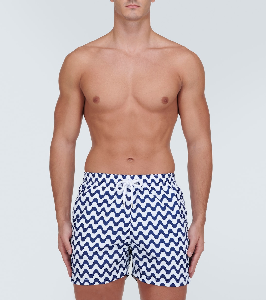 Sport Swim printed cotton swim trunks | Frescobol Carioca