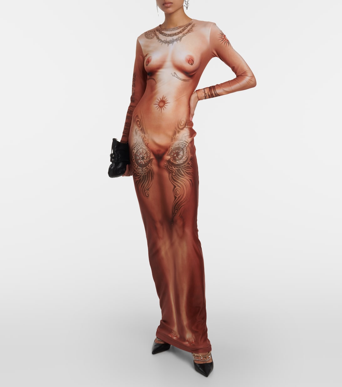 Tattoo Collection Maxikleid | Jean Paul Gaultier