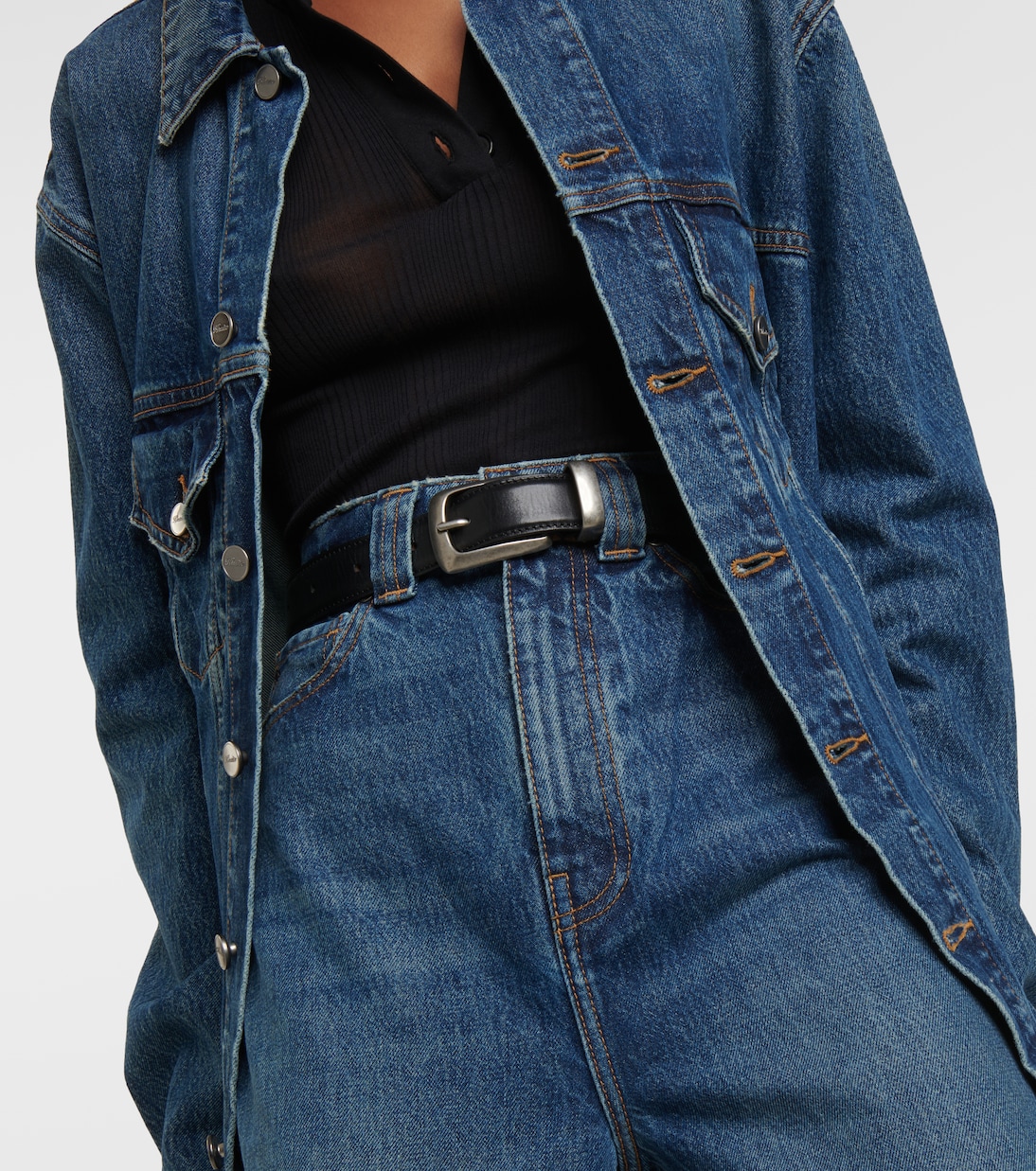 Ceinture Benny en cuir | Khaite