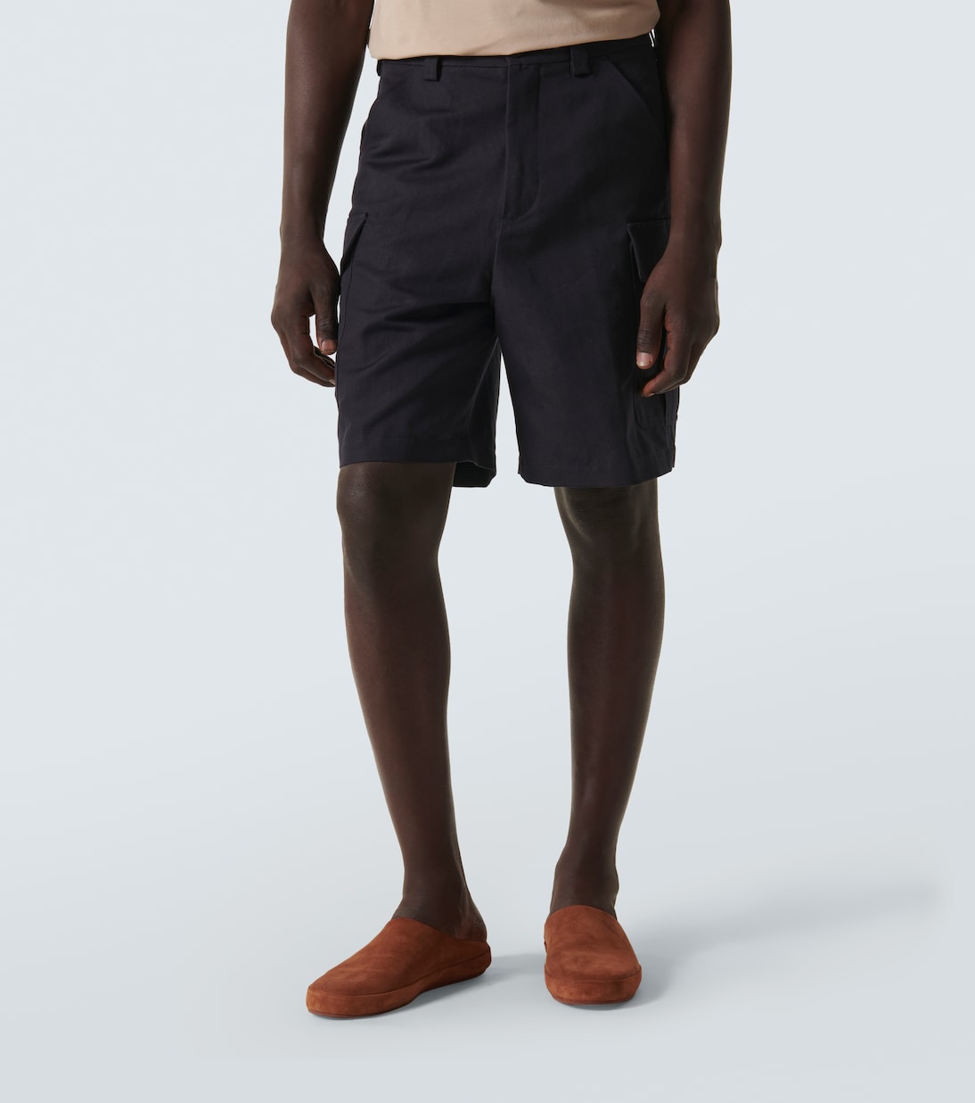 Bermuda-Shorts Bizen aus Baumwolle und Leinen | Loro Piana
