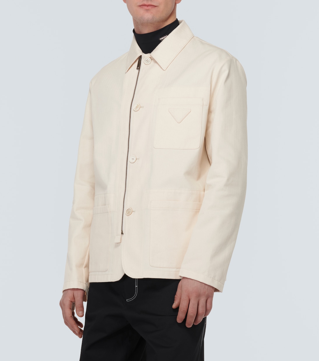 Giacca blouson in cotone | Prada