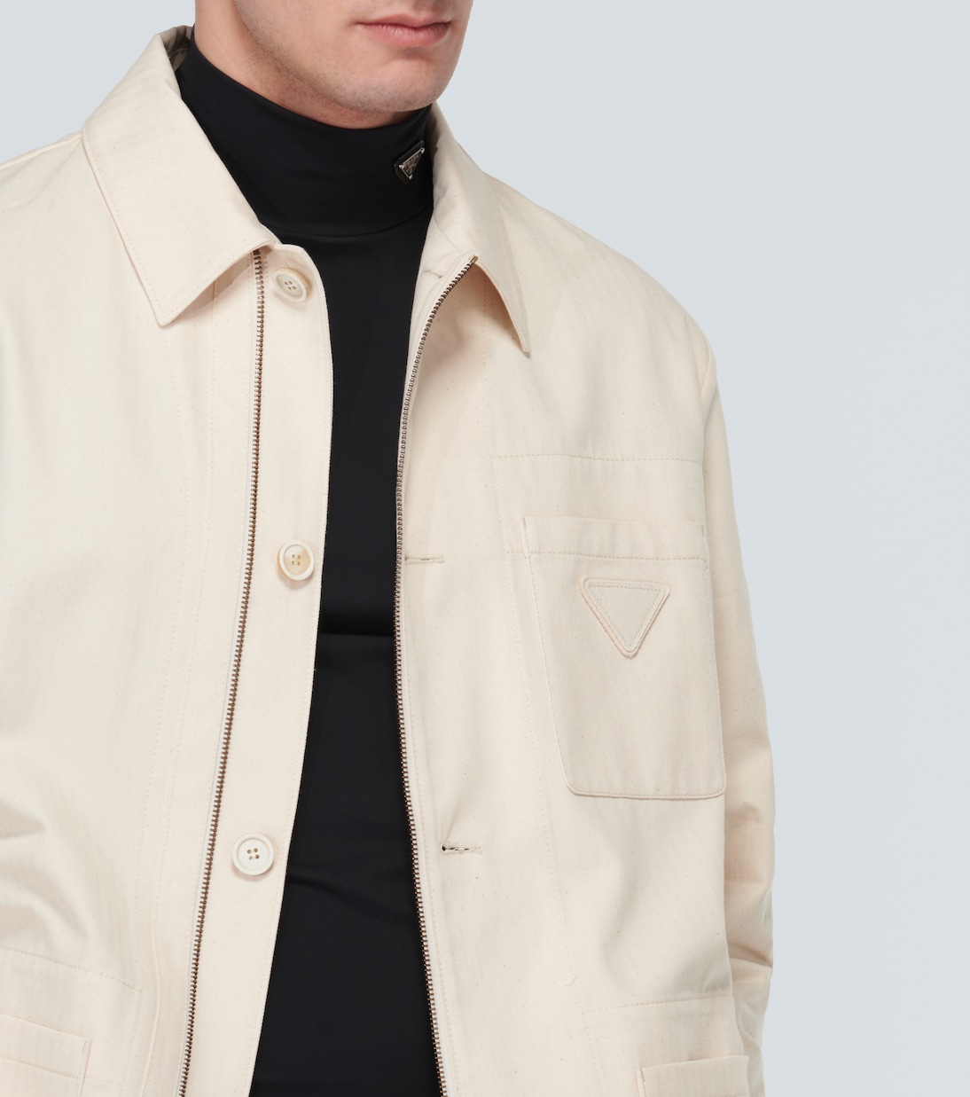 Giacca blouson in cotone | Prada