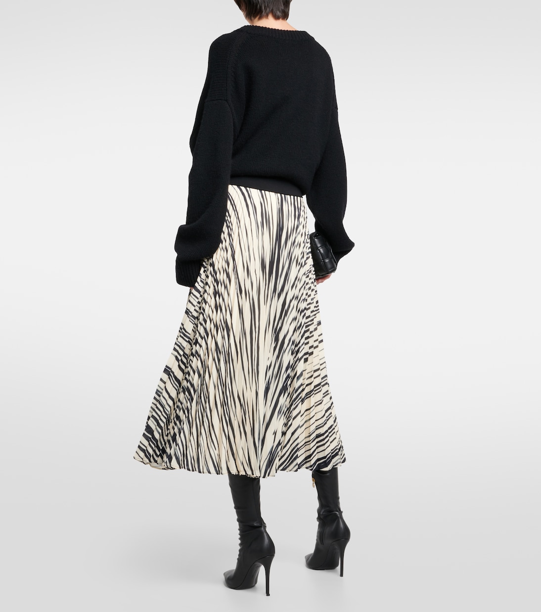 Falda midi plisada estampada | Proenza Schouler