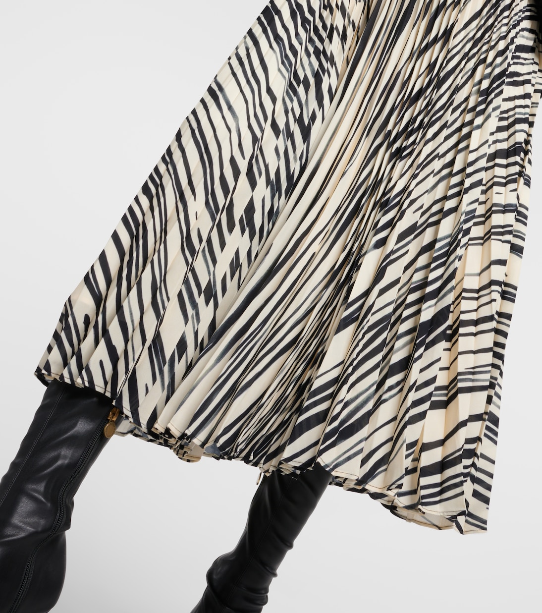 Falda midi plisada estampada | Proenza Schouler