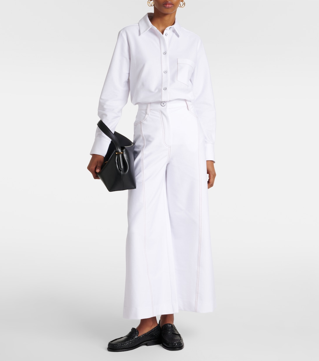Leisure cotton-blend jersey culottes | Max Mara