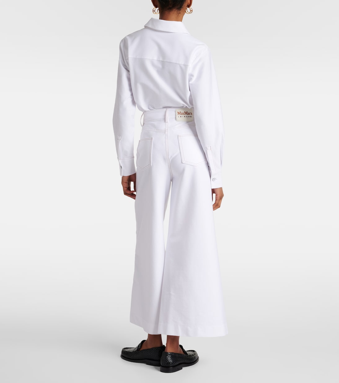 Leisure cotton-blend jersey culottes | Max Mara