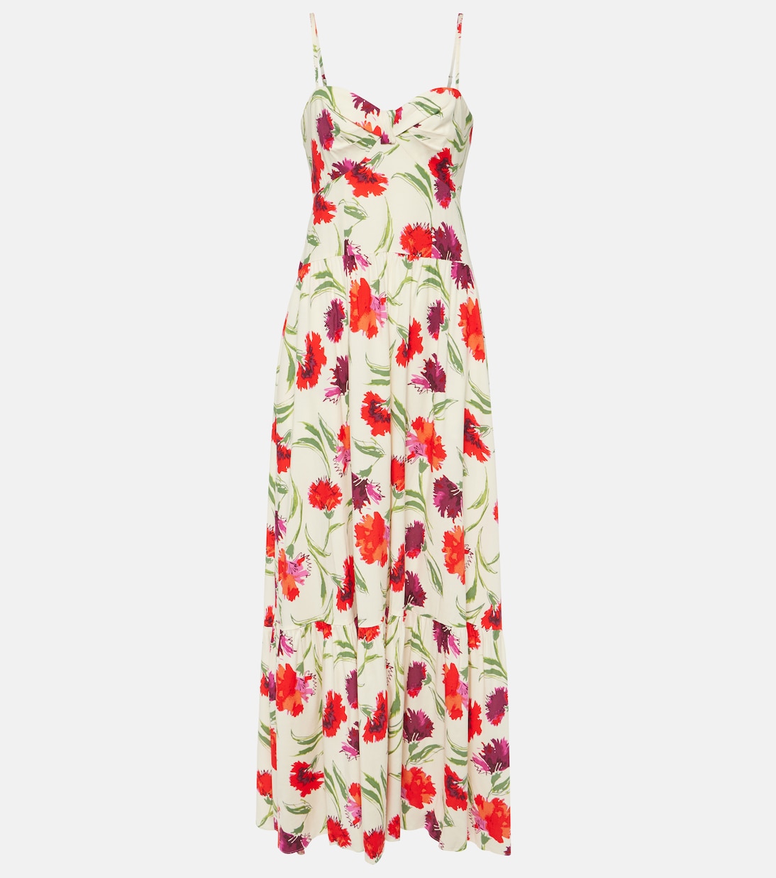 Abito lungo Etta con stampa floreale | Diane von Furstenberg