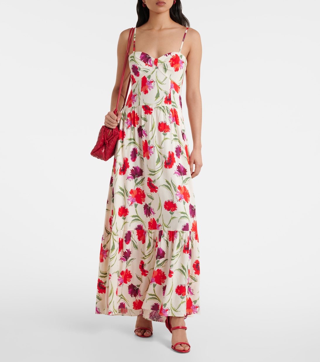 Abito lungo Etta con stampa floreale | Diane von Furstenberg
