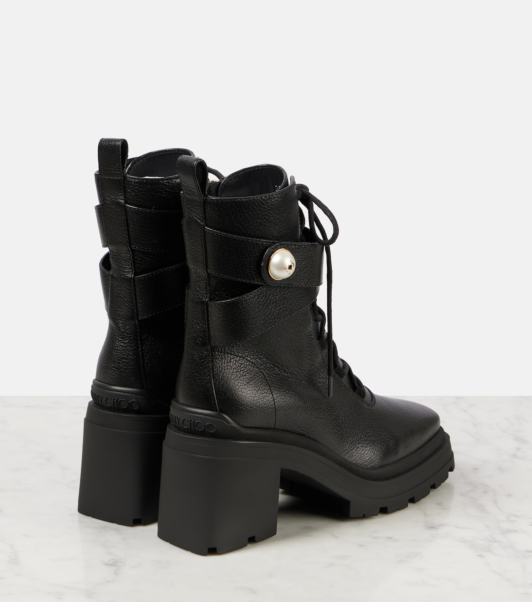 Schnürstiefel Noemi 80 aus Leder | Jimmy Choo