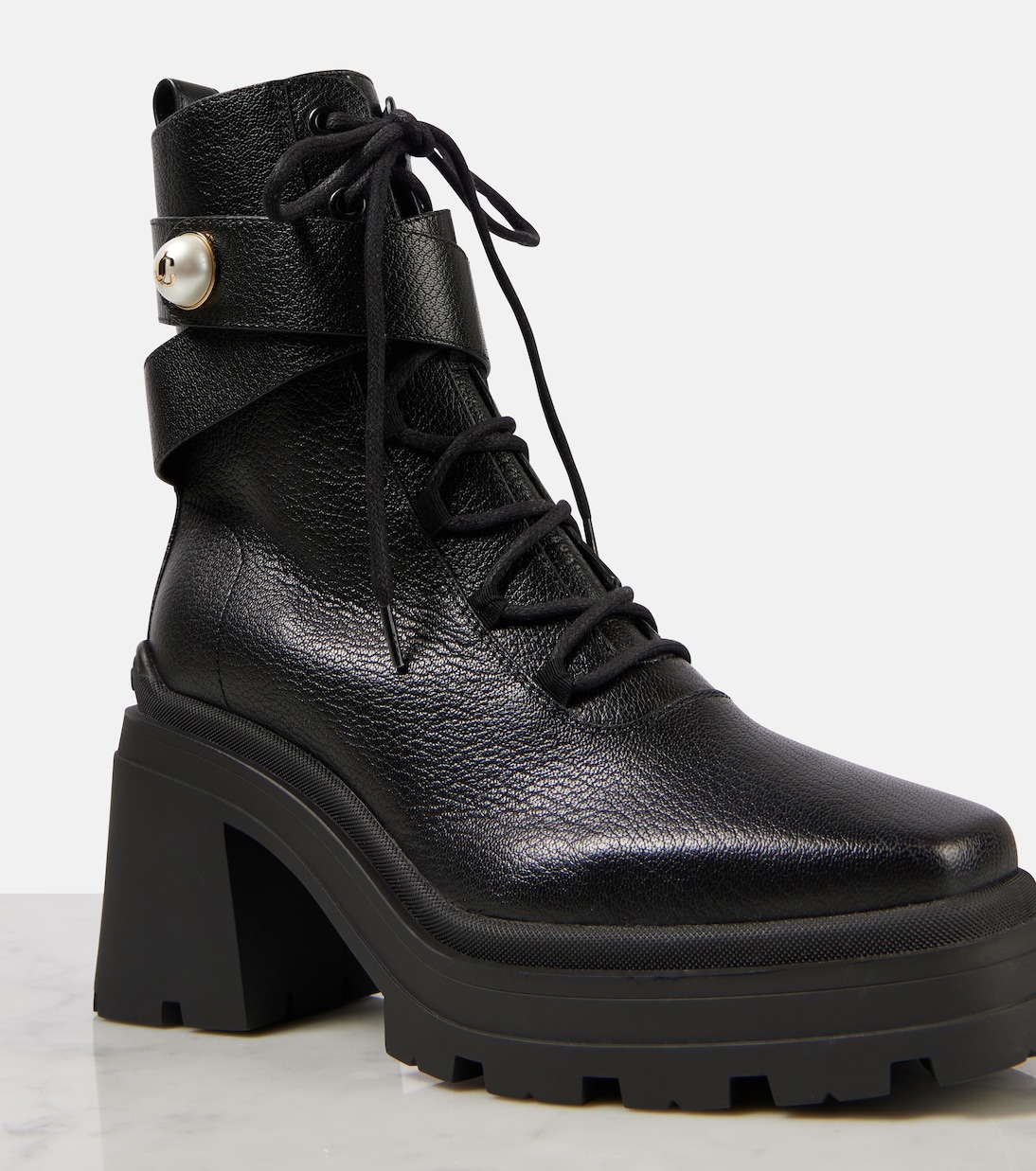 Schnürstiefel Noemi 80 aus Leder | Jimmy Choo