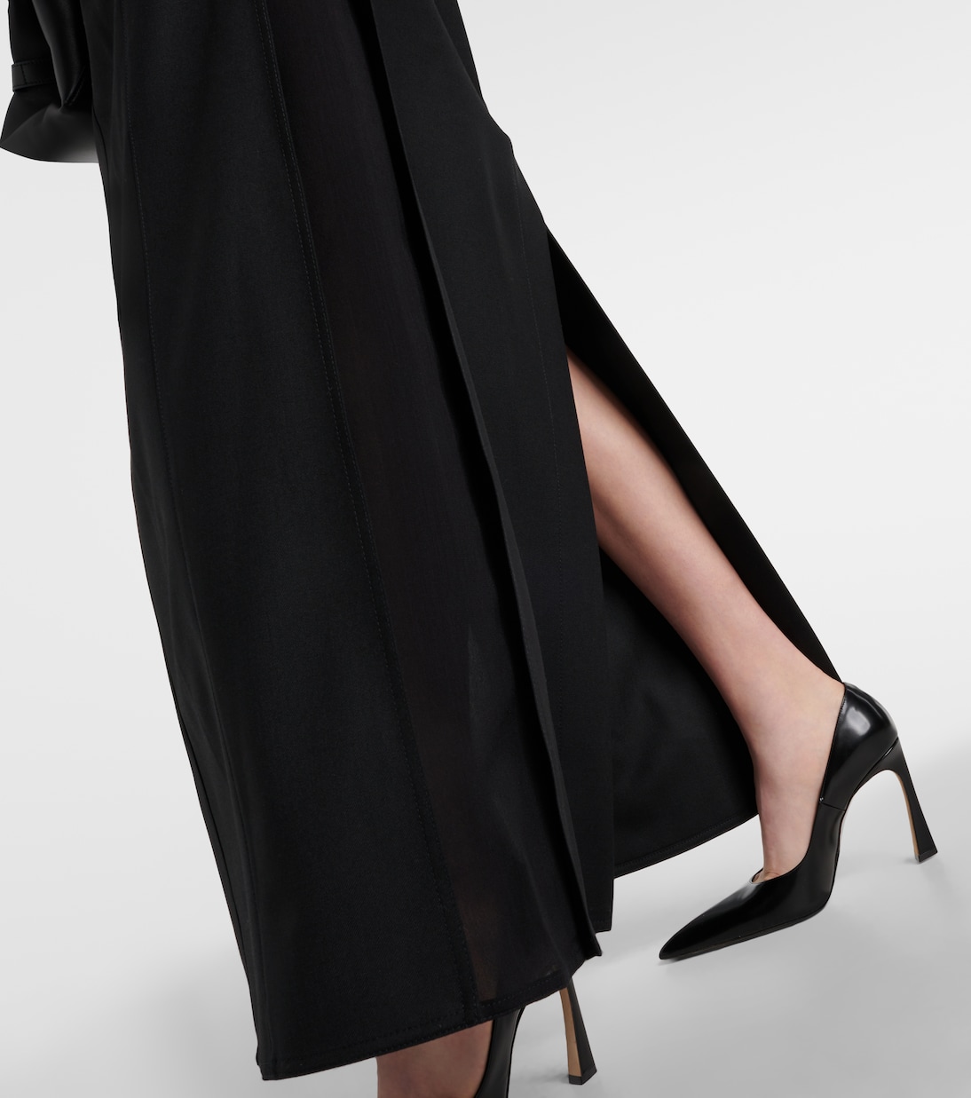 Gonna lunga in misto lana | Victoria Beckham