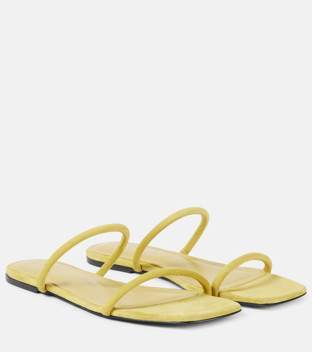 Mules The Minimalist en daim | Toteme