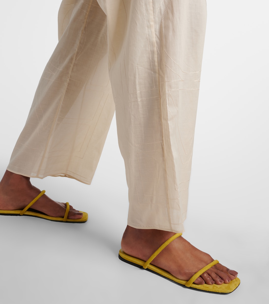Mules The Minimalist en daim | Toteme