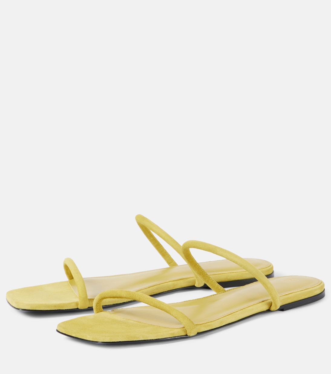 Mules The Minimalist en daim | Toteme