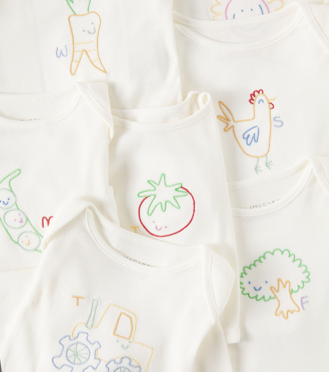Baby - Set di 7 body in jersey di cotone | Stella McCartney Kids