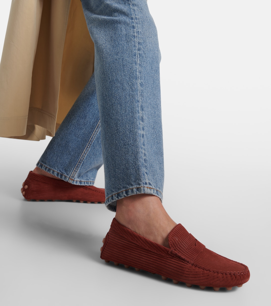 Mocassins Gommino Bubble en daim | Tod's