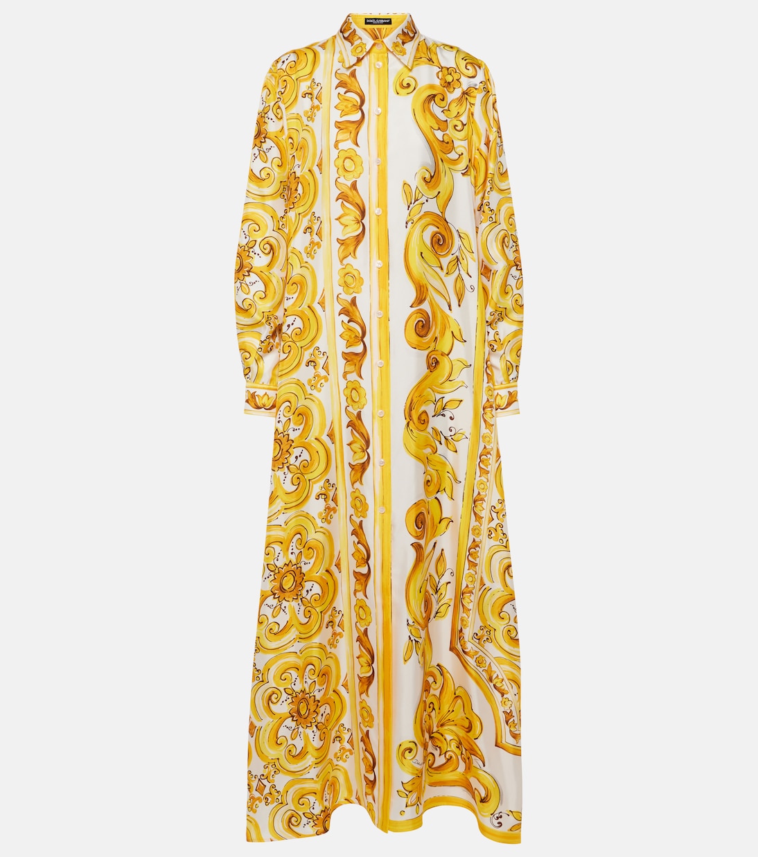 Cafetan Majolica en soie | Dolce&Gabbana