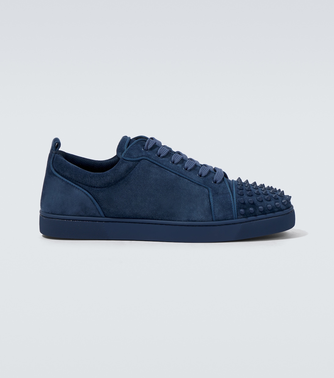 Baskets Louis Junior Spikes en daim | Christian Louboutin