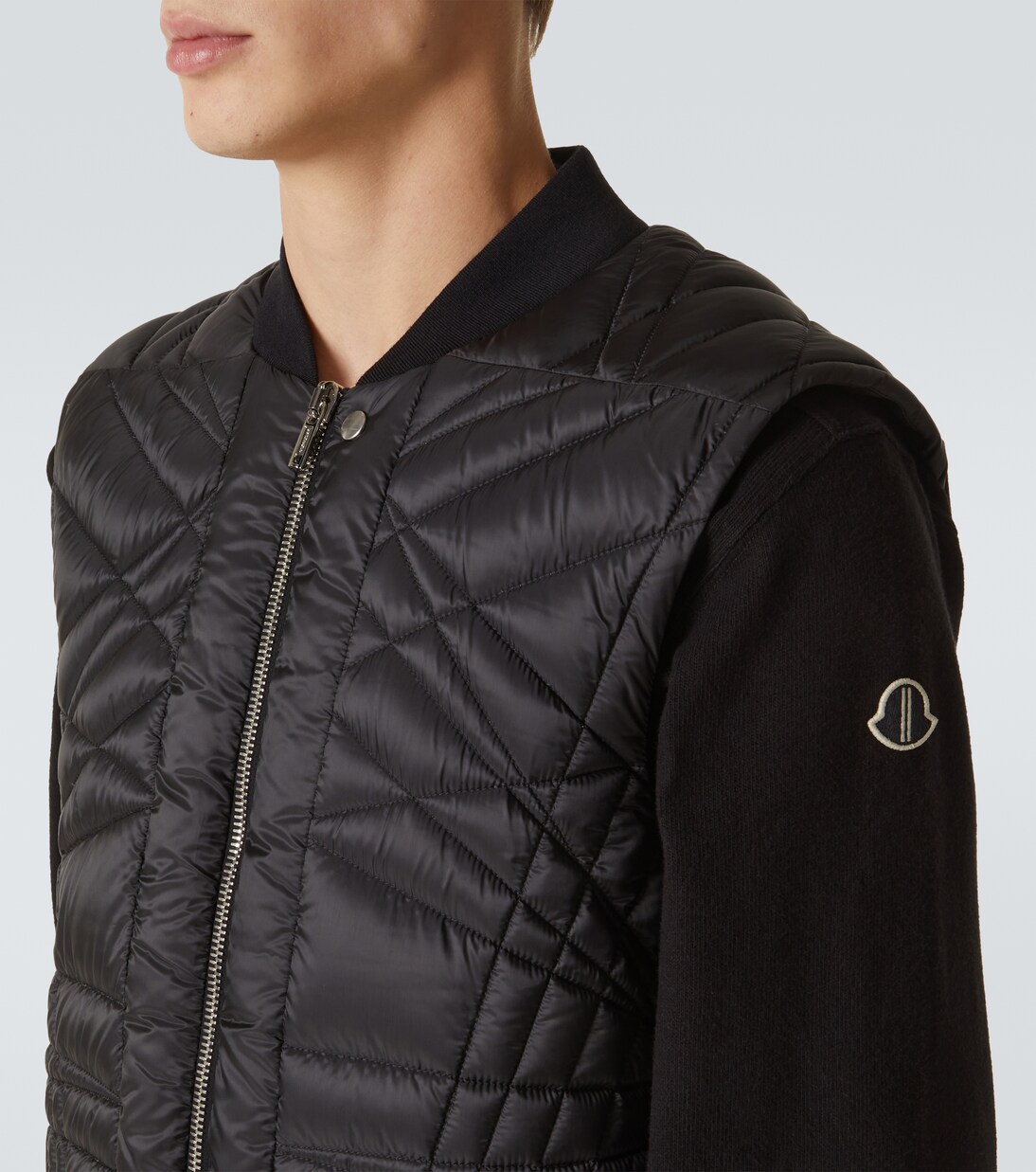 X Rick Owens Daunenweste Megapenta | Moncler Genius