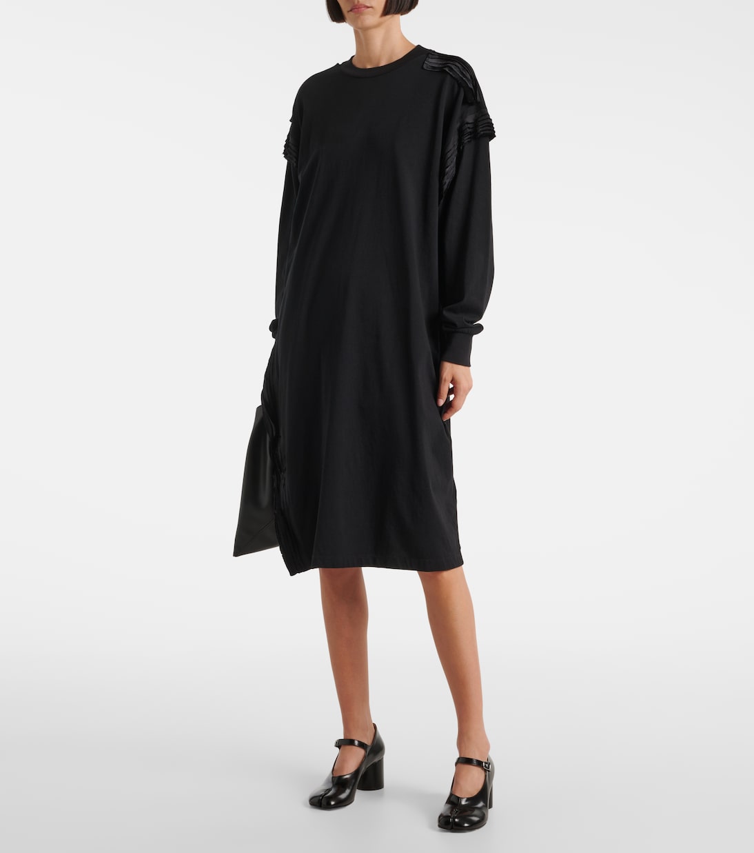 Abito midi in jersey di cotone | MM6 Maison Margiela