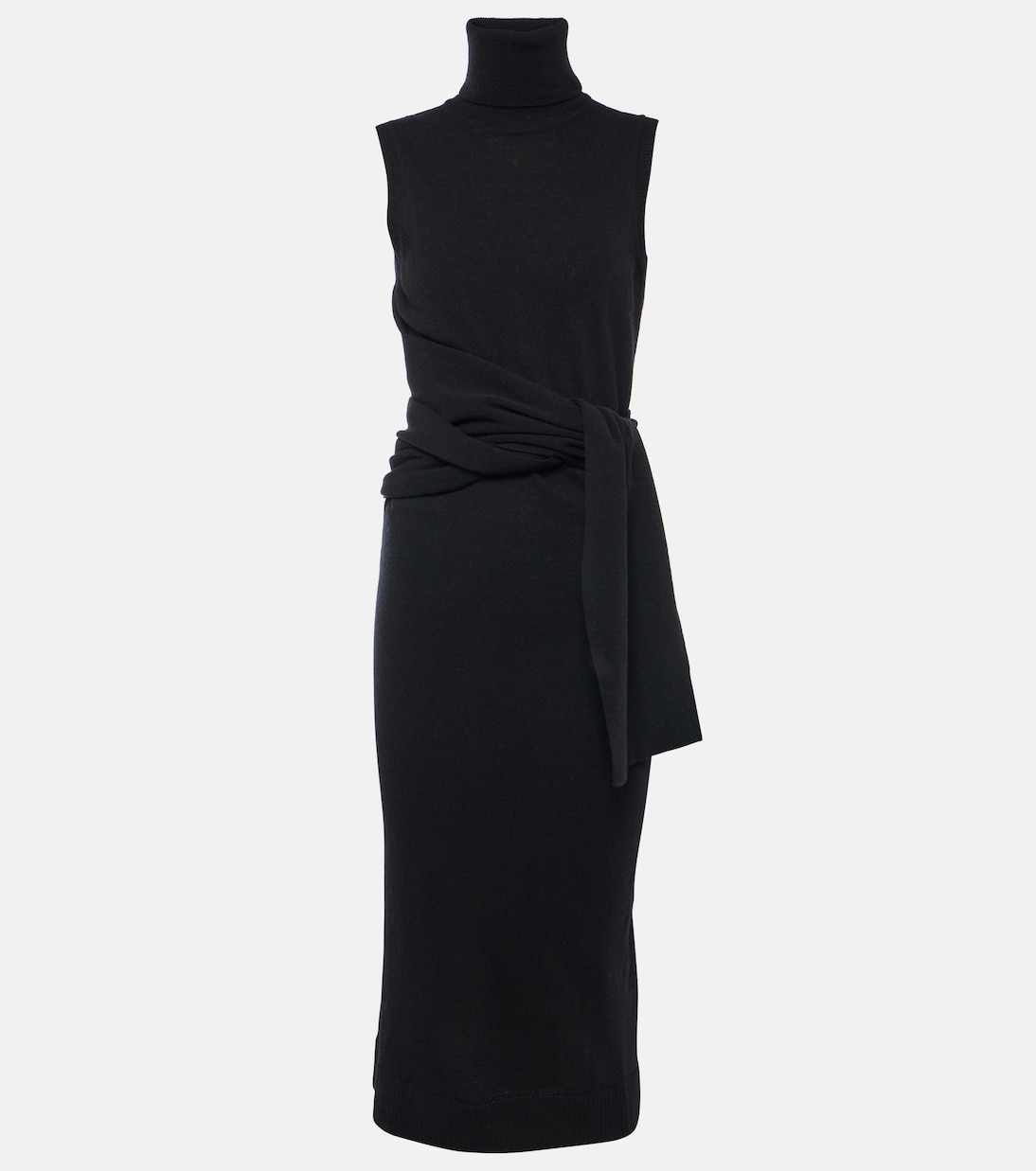 Midikleid aus einem Wollgemisch | MM6 Maison Margiela