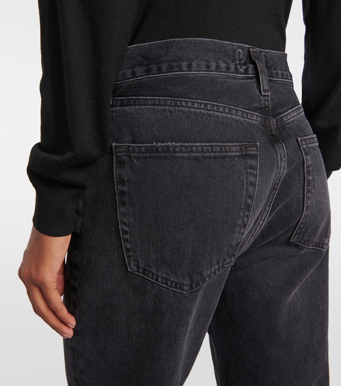 Jeans Rectos Agolde Valen de Tiro Medio para Jóvenes Modernos