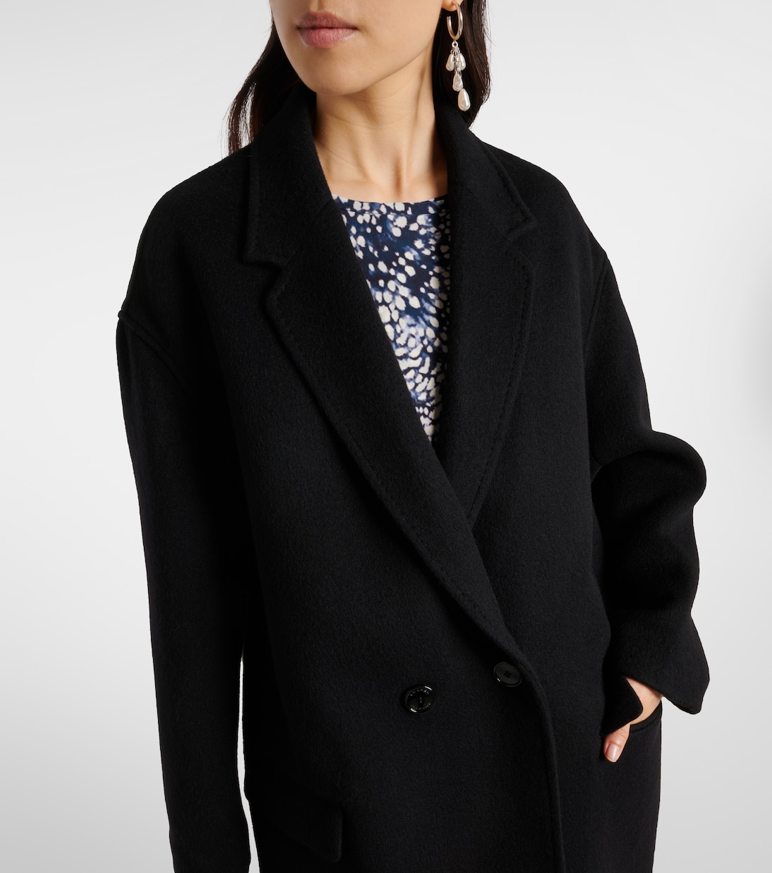 Efegozi wool, cashmere and silk coat | Isabel Marant