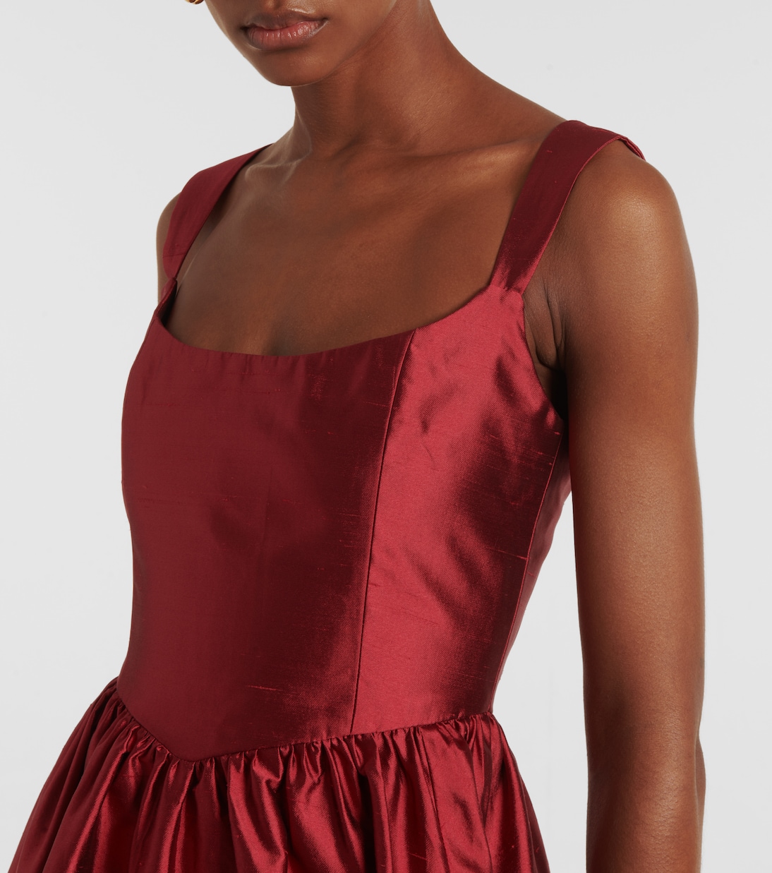 Robe longue Ophelia en soie | Markarian