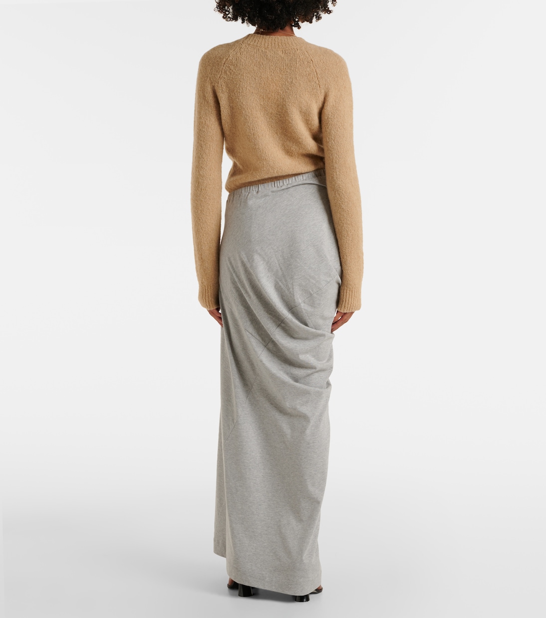 Cotton jersey maxi skirt online