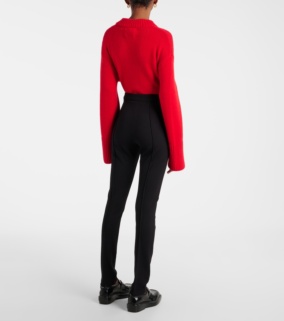 Pantalones Ajustados de Tiro Alto Moncler para Jóvenes