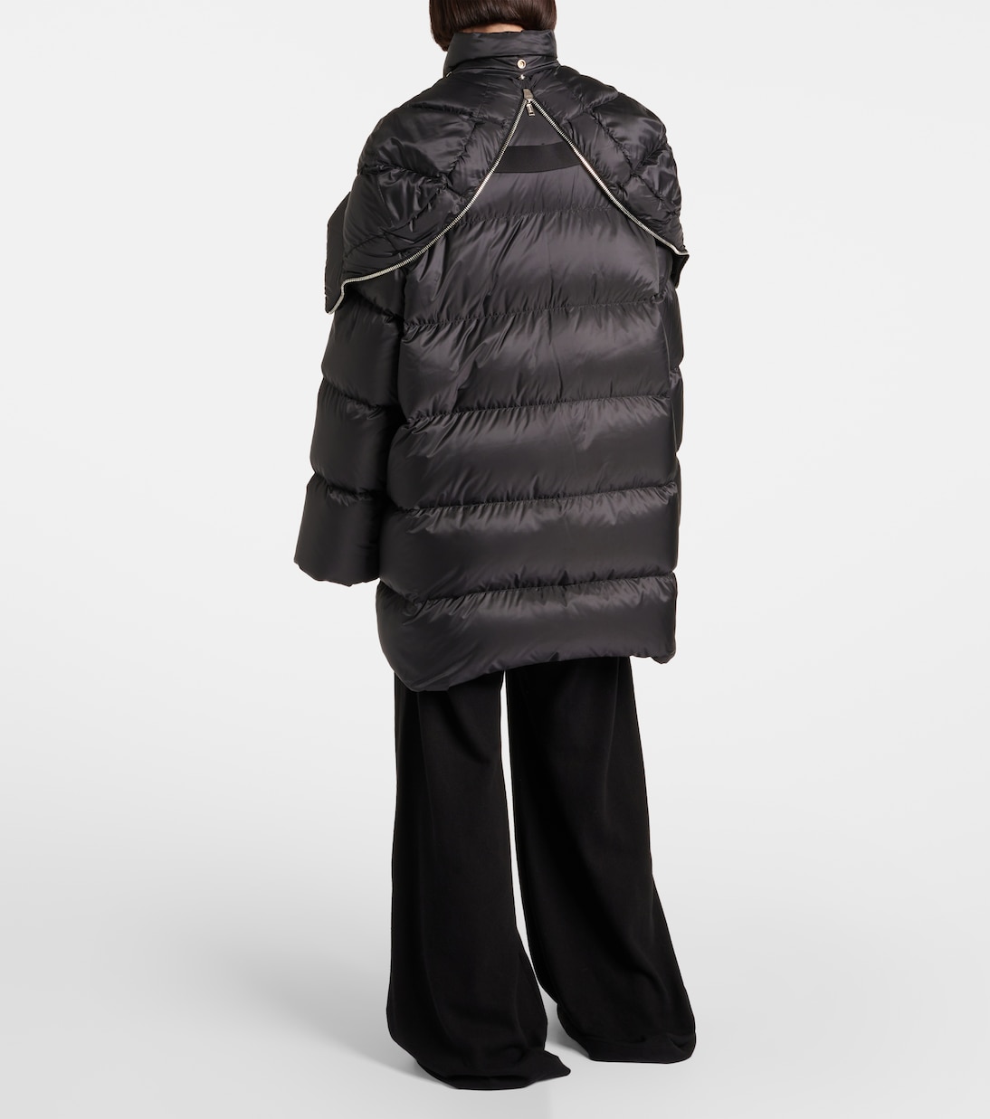 X Rick Owens Daunenmantel Cyclopic | Moncler Genius